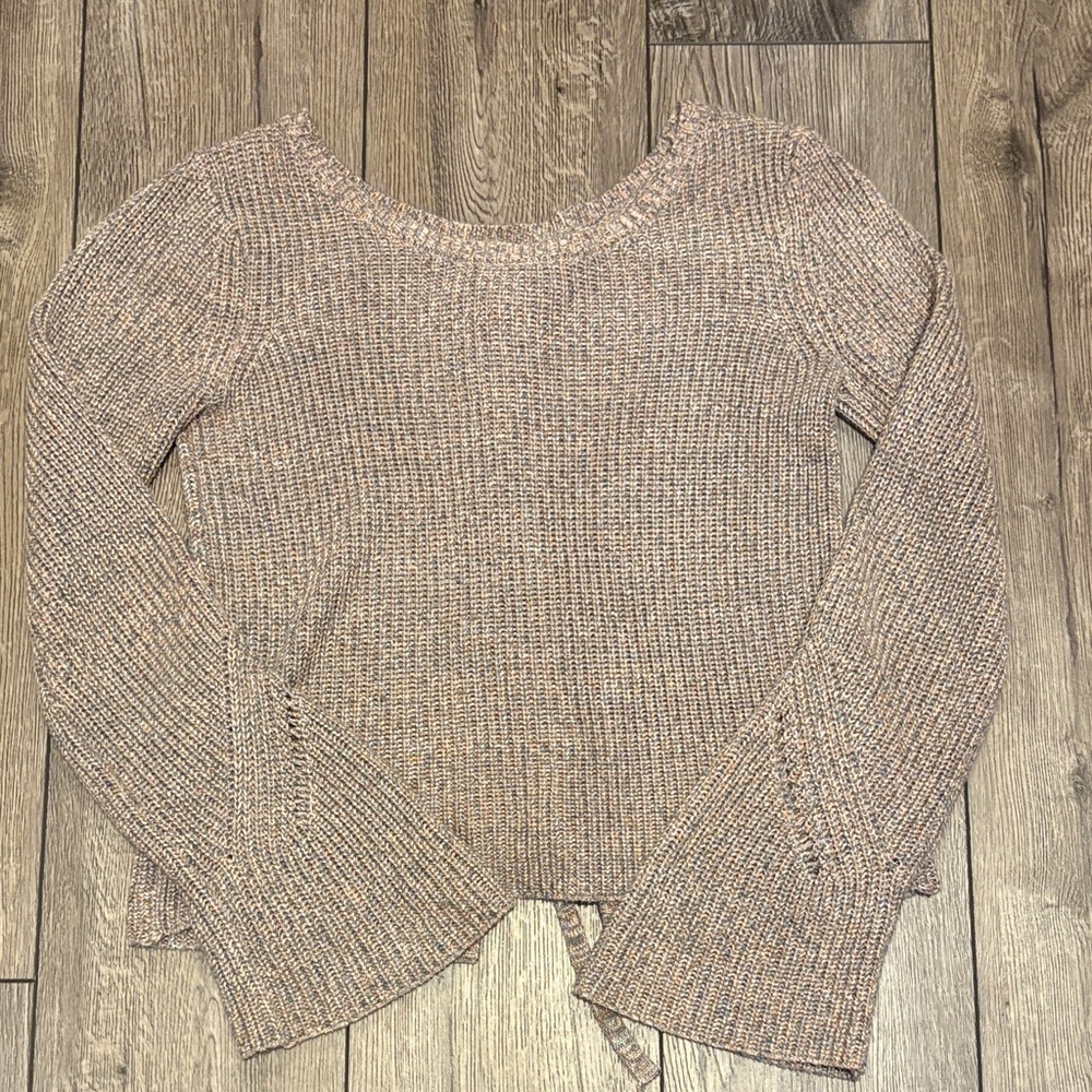 Women's Knit Sweater - Beige